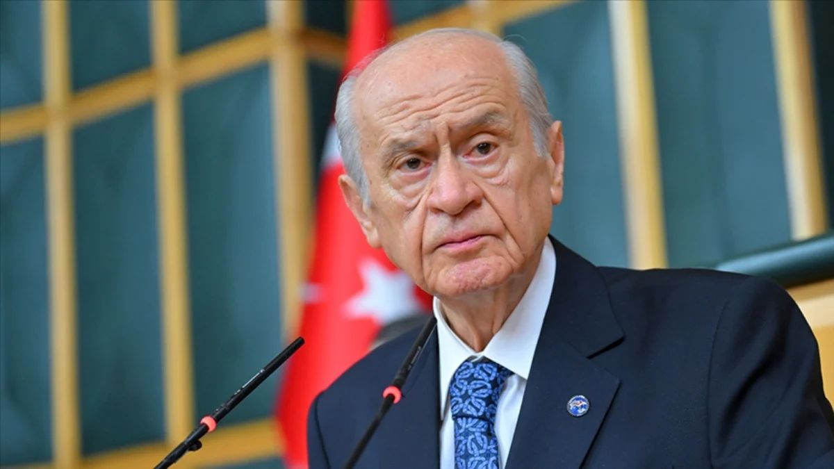 Milliyetçi Hareket Partisi (MHP) Genel Başkanı Devlet Bahçeli 23 Nisan