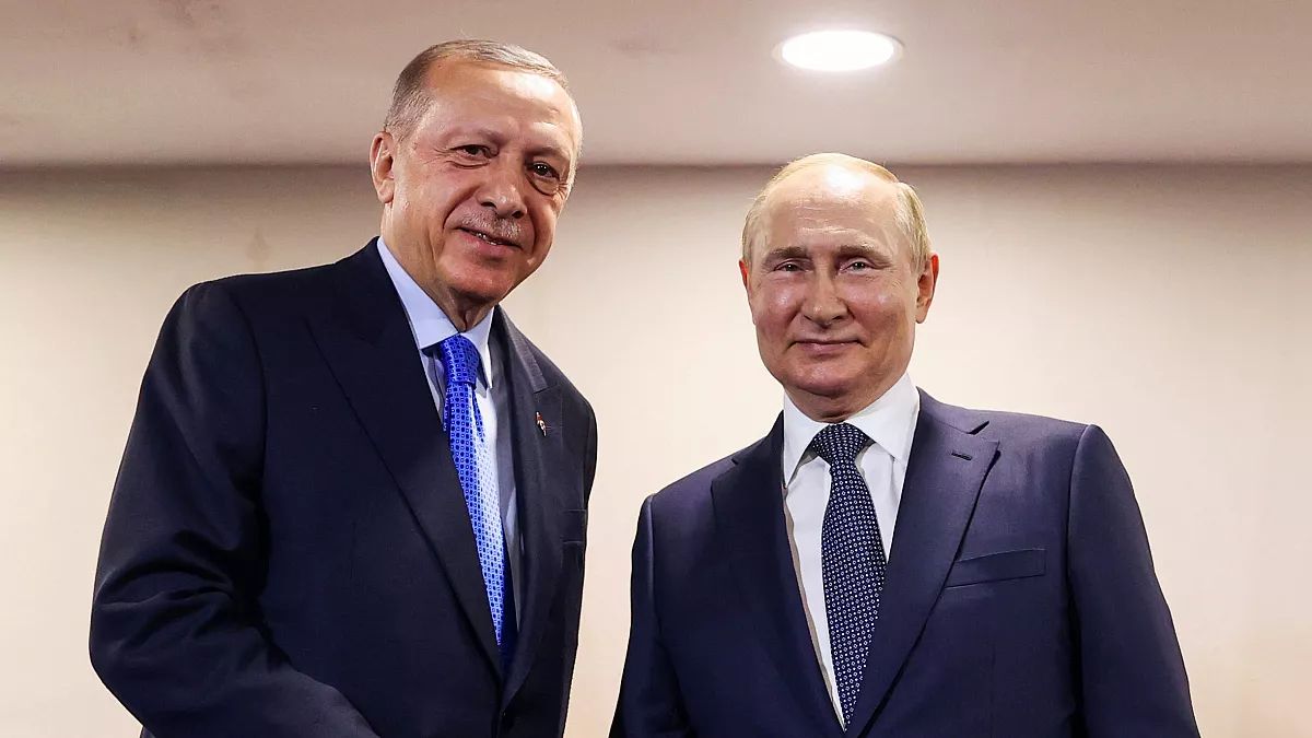 Cumhurbaşkanı Recep Tayyip Erdoğan, Rusya Devlet Başkanı Vladimir Putin ile