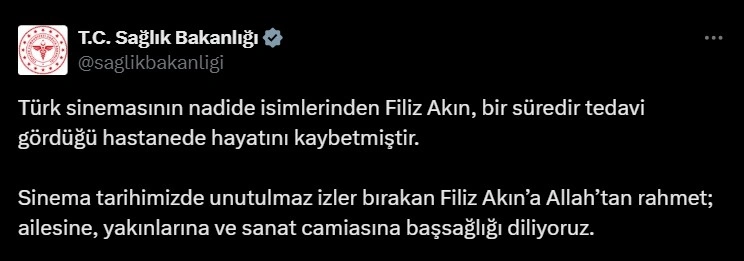 filiz akın bakanlık