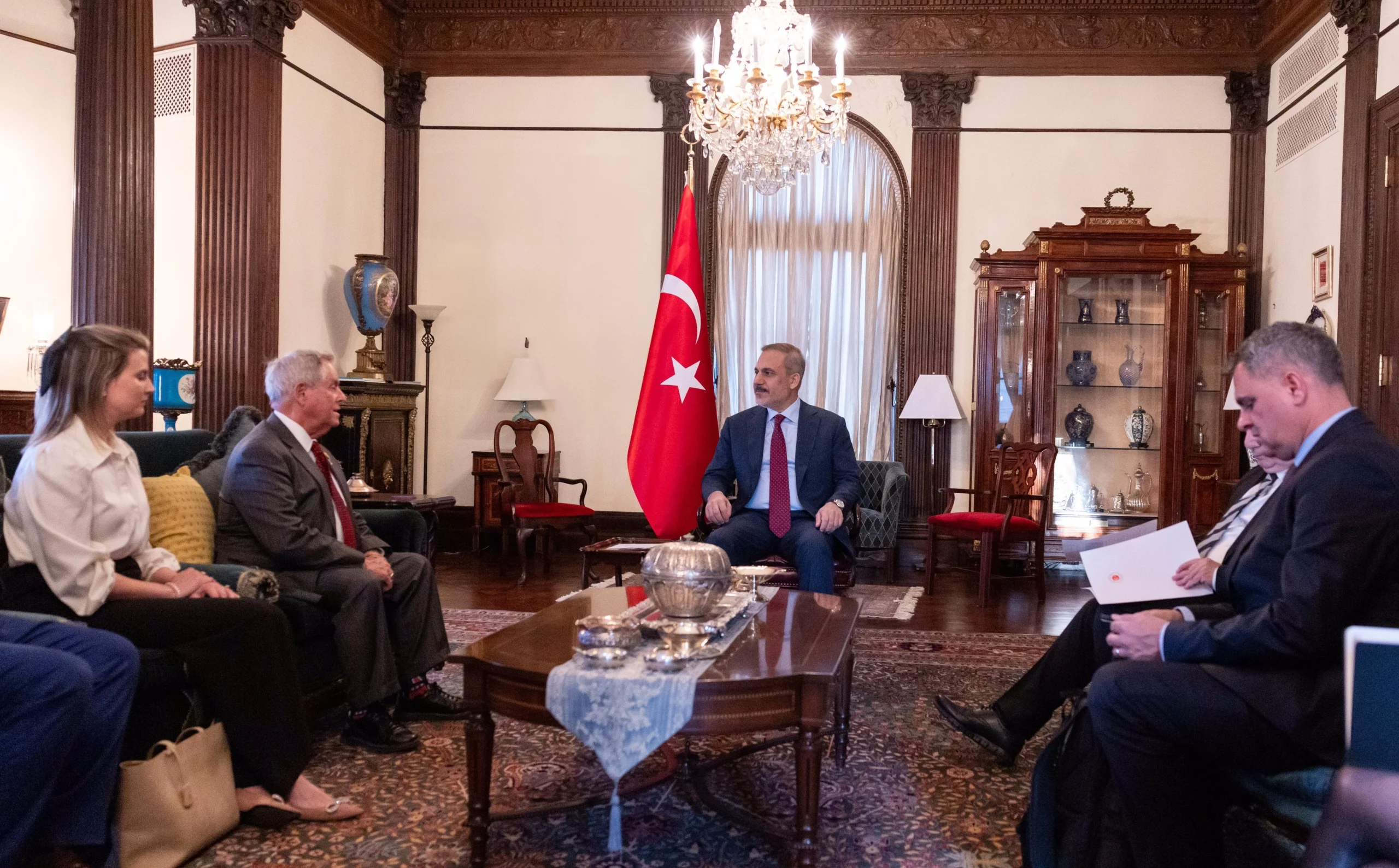 Dışişleri Bakanlığı’nın X sosyal medya hesabından görüşmeye ilişkin paylaşım yapıldı.