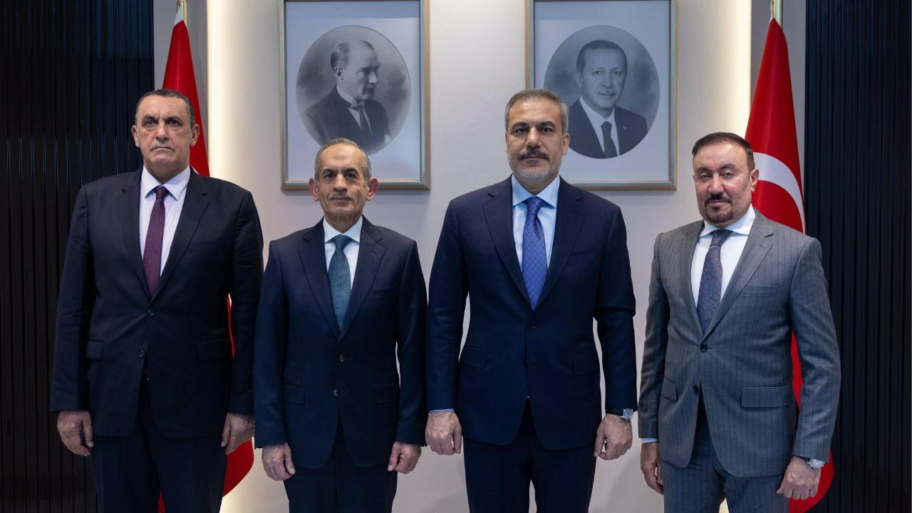 Dışişleri Bakanı Hakan Fidan, Irak Türkmen Cephesi Başkanı Hasan Turan’ı