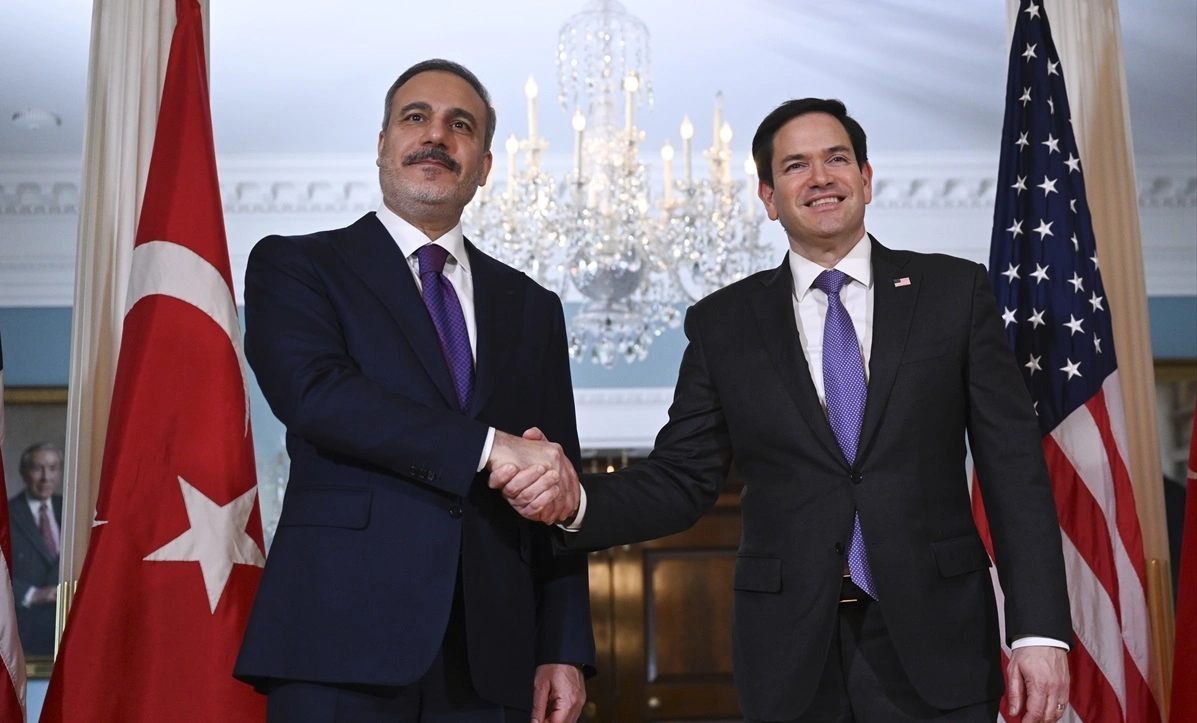 Dışişleri Bakanı Hakan Fidan ve ABD Dışişleri Bakanı Marco Rubio,