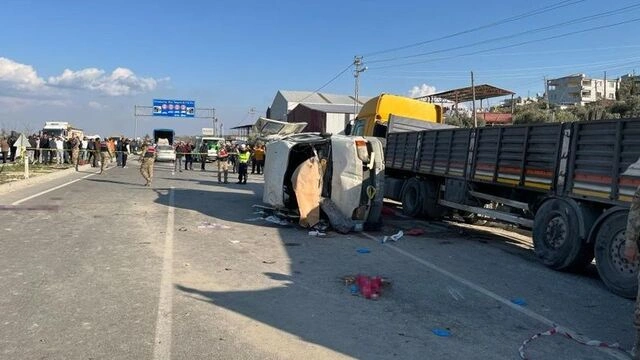 hatay işçi servisi tır 2