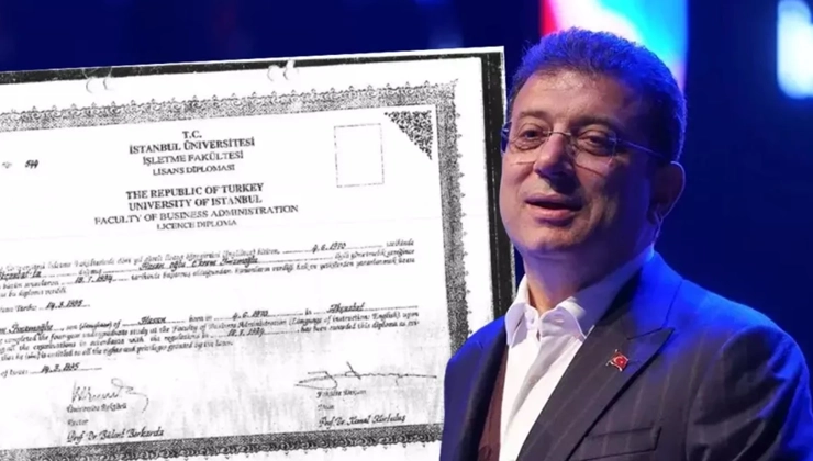 İmamoğlu'nun diploması iptal edildi