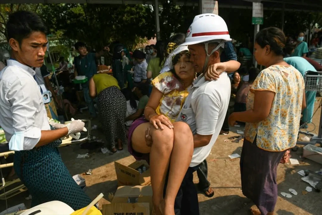 myanmar deprem 2