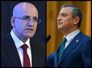 Hazine ve Maliye Bakanı Mehmet Şimşek, CHP Genel Başkanı Özgür