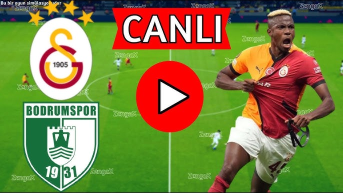 Galatasaray-Bodrumspor Kaçak Canlı İzle! Taraftarium24, Selçuk Sports HD, Twitter ve Justin TV Şifresiz Linki: 18 Nisan 2025
