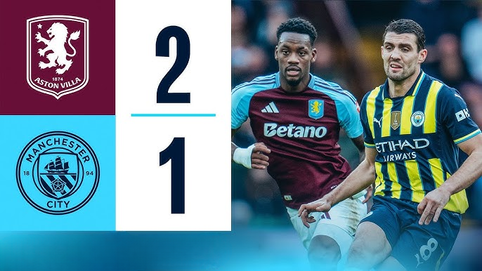 Manchester City – Aston Villa: 2-1 karşılaşması, Premier Lig’de zirve