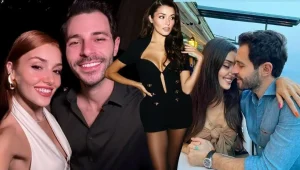 Ünlü oyuncu Hande Erçel ile iş insanı Hakan Sabancı uzun