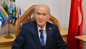 Milliyetçi Hareket Partisi (MHP) lideri Devlet Bahçeli , Türkiye ve