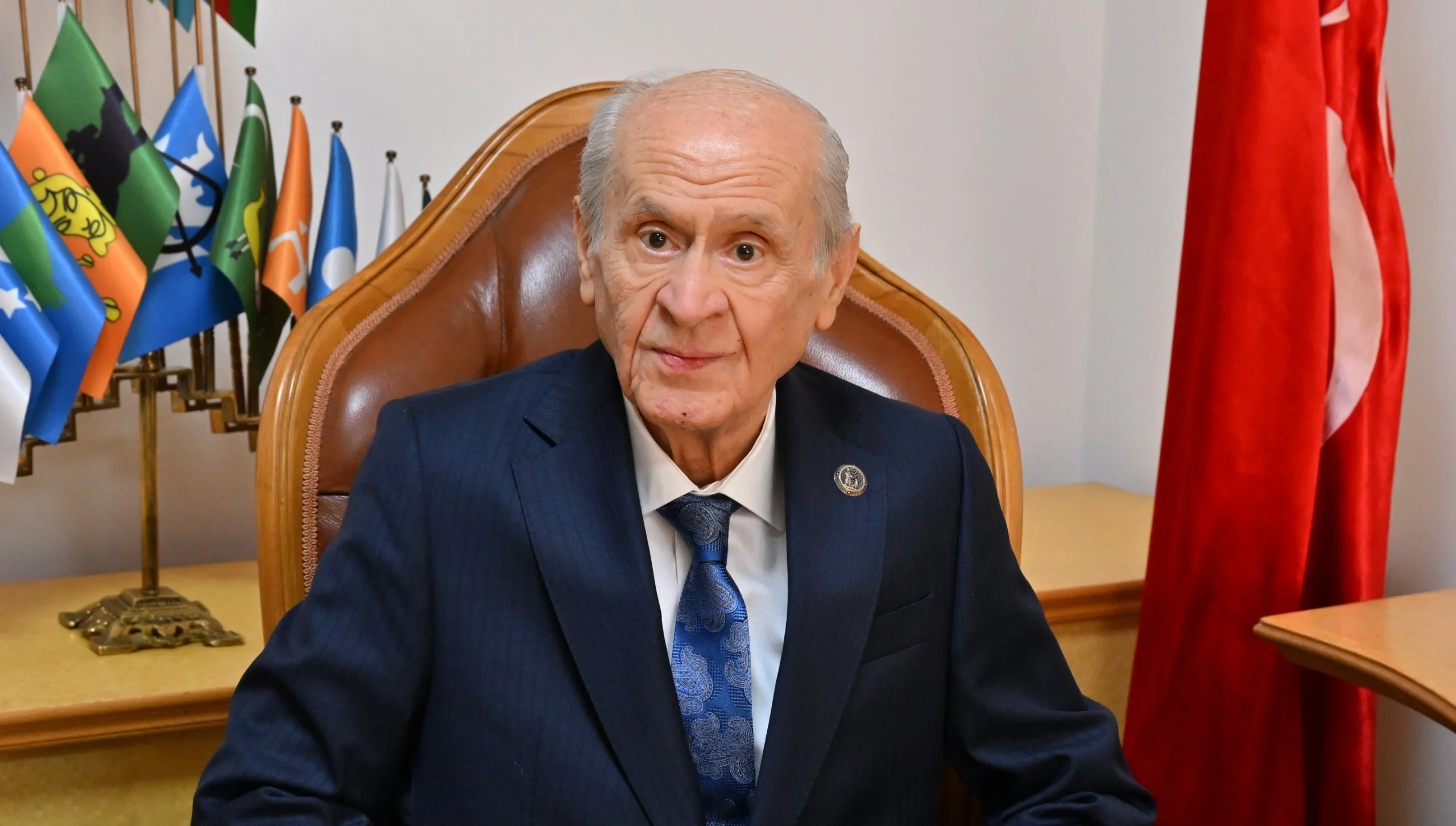 Milliyetçi Hareket Partisi (MHP) lideri Devlet Bahçeli , Türkiye ve