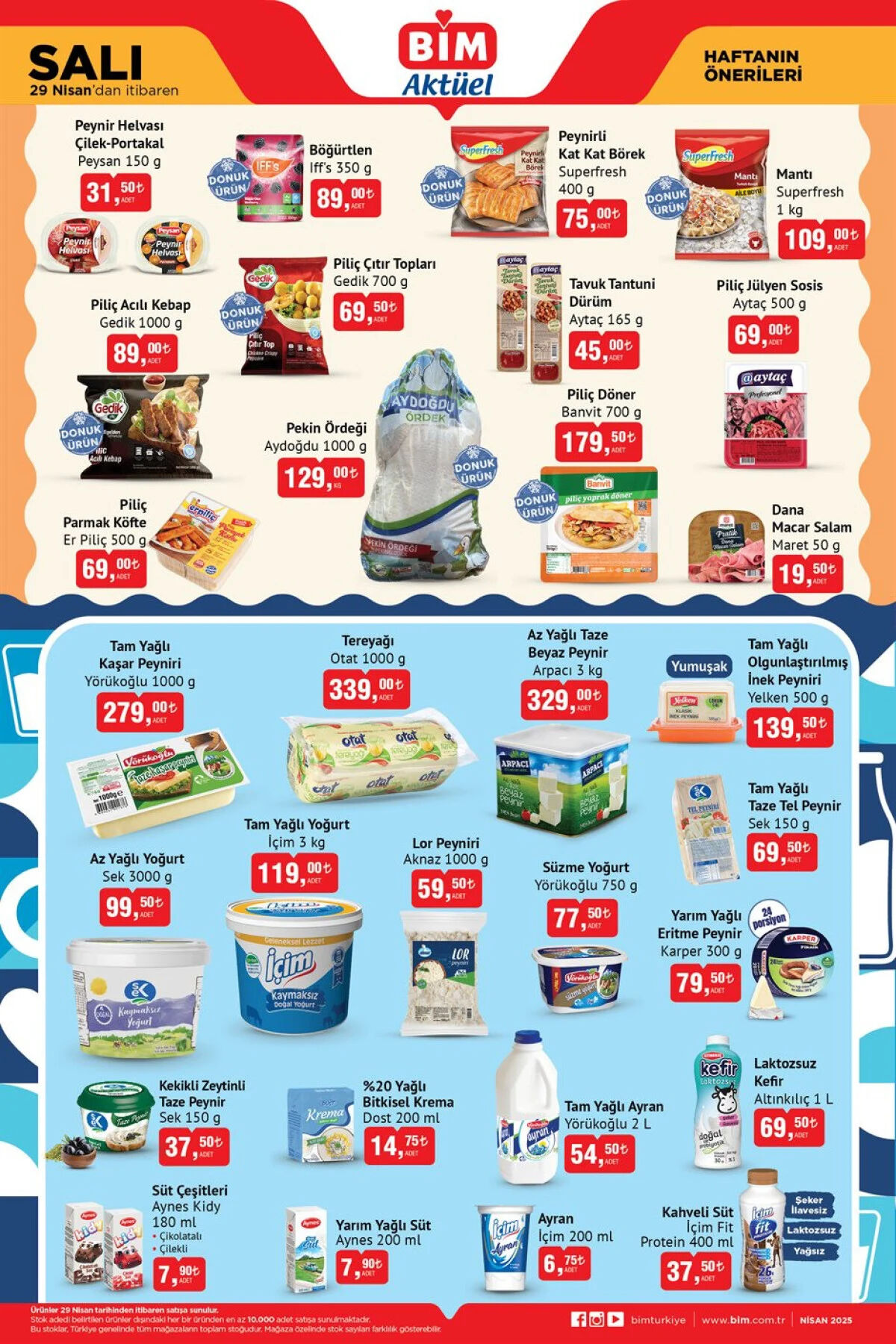 BİM 29 Nisan Aktüel Kataloğu 2025