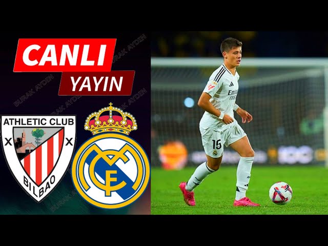 CANLI İZLE ÜCRETSİZ! Real Madrid - Athletic Bilbao Maçı Taraftarium24, Selçuk Sports HD, Twitter ve Justin TV Şifresiz Linki (20 Nisan 2025)