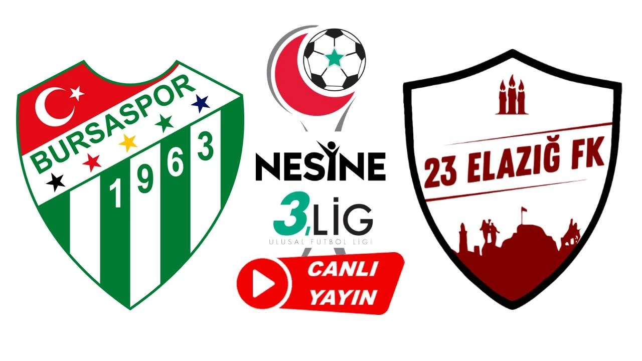 CANLI YAYIN | Bursaspor 23 Elazığ maçı