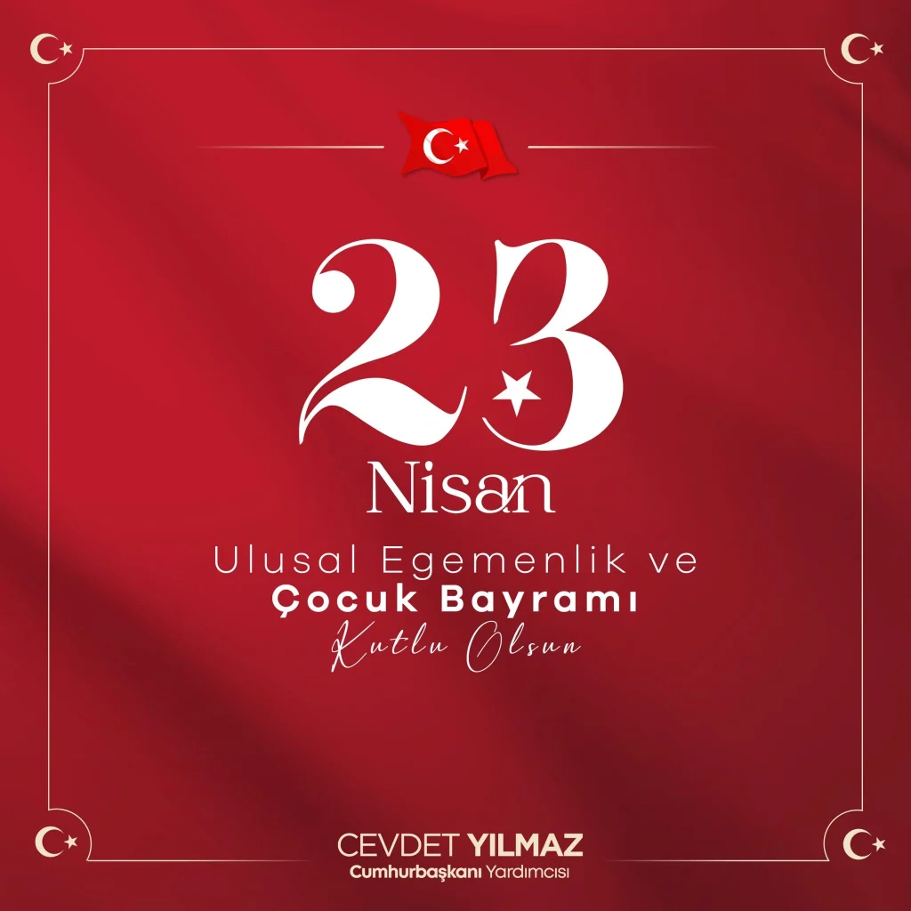 cevdet yılmaz 23 nisan