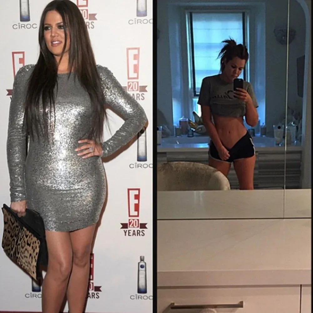 Reality yıldızı Khloé Kardashian, son dönemdeki fiziksel dönüşümüyle magazin gündeminin