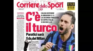 İtalya Kupası yarı finalinde dev derbiye sahne olan Milan-Inter mücadelesi