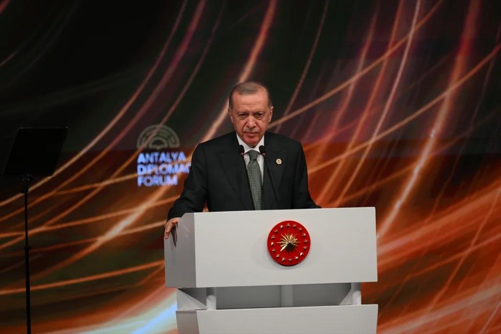 erdoğan antalya diplomasi forumu 5