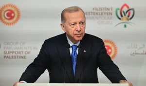 Cumhurbaşkanı Recep Tayyip Erdoğan, Filistin Dostu Parlamento Başkanları Toplantısı’nda açıklamalarda
