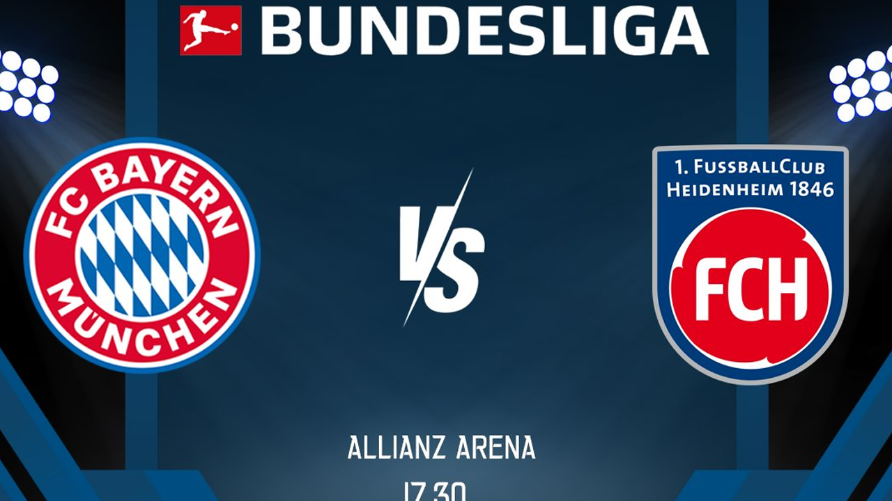 Heidenheim Bayern Münih maçı ne zaman