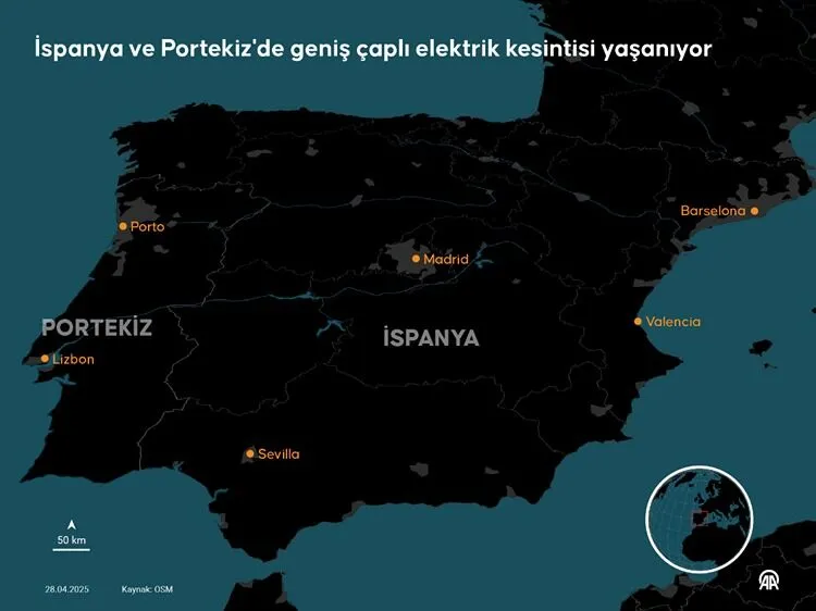 İspanya ve Portekiz'de Elektrik Kesintisi Neden OHAL'e Yol Açtı? Gerçek Sebep Ne?