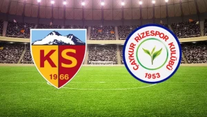Kayserispor Rizespor maçı 27 Nisan 2025’te RHG Enertürk Enerji Stadyumu’nda!