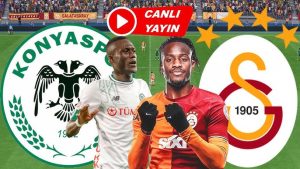 Konyaspor Galatasaray Maçı Canlı İzle! Şifresiz Yayın Linki Burada ifadesi,