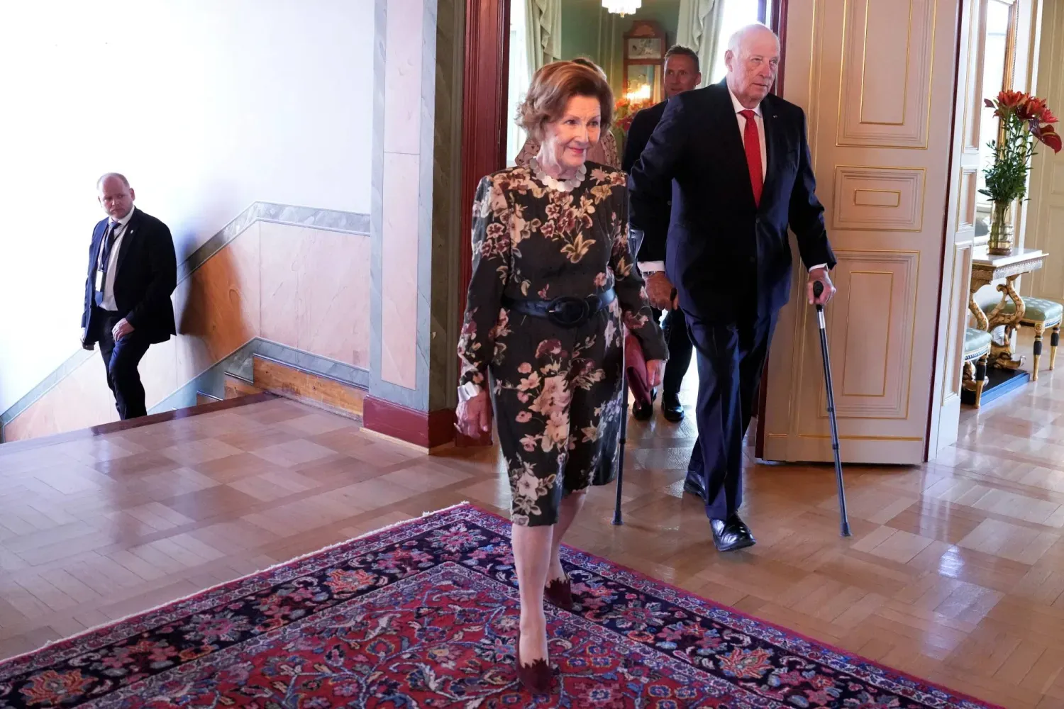 Saraydan yapılan açıklamada, Norveç Kralı Harald’ın eşi Sonja’nın, çiftin Noel
