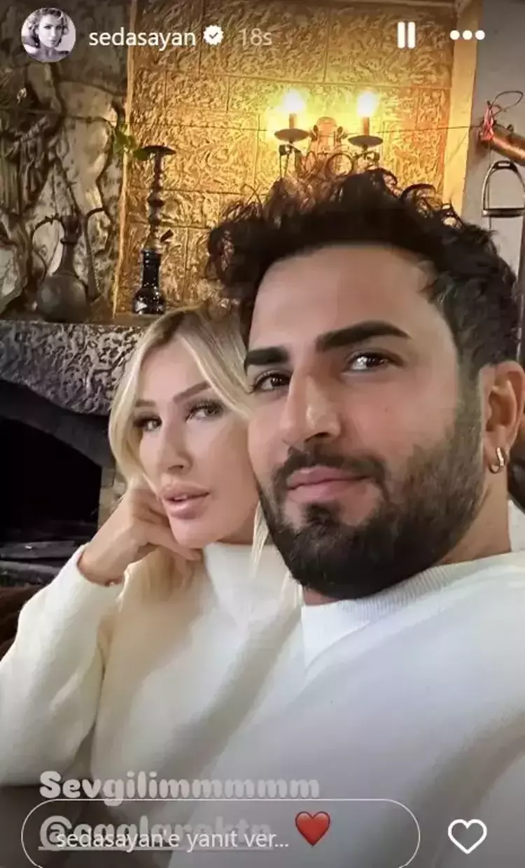 Seda Sayan Sosyal Medyayı Aşka Boğdu! “Sevgilimmmmmmm” Notuyla Paylaştı, Çağlar Ökten’e Aşk Yağmuru Bitmiyor!
