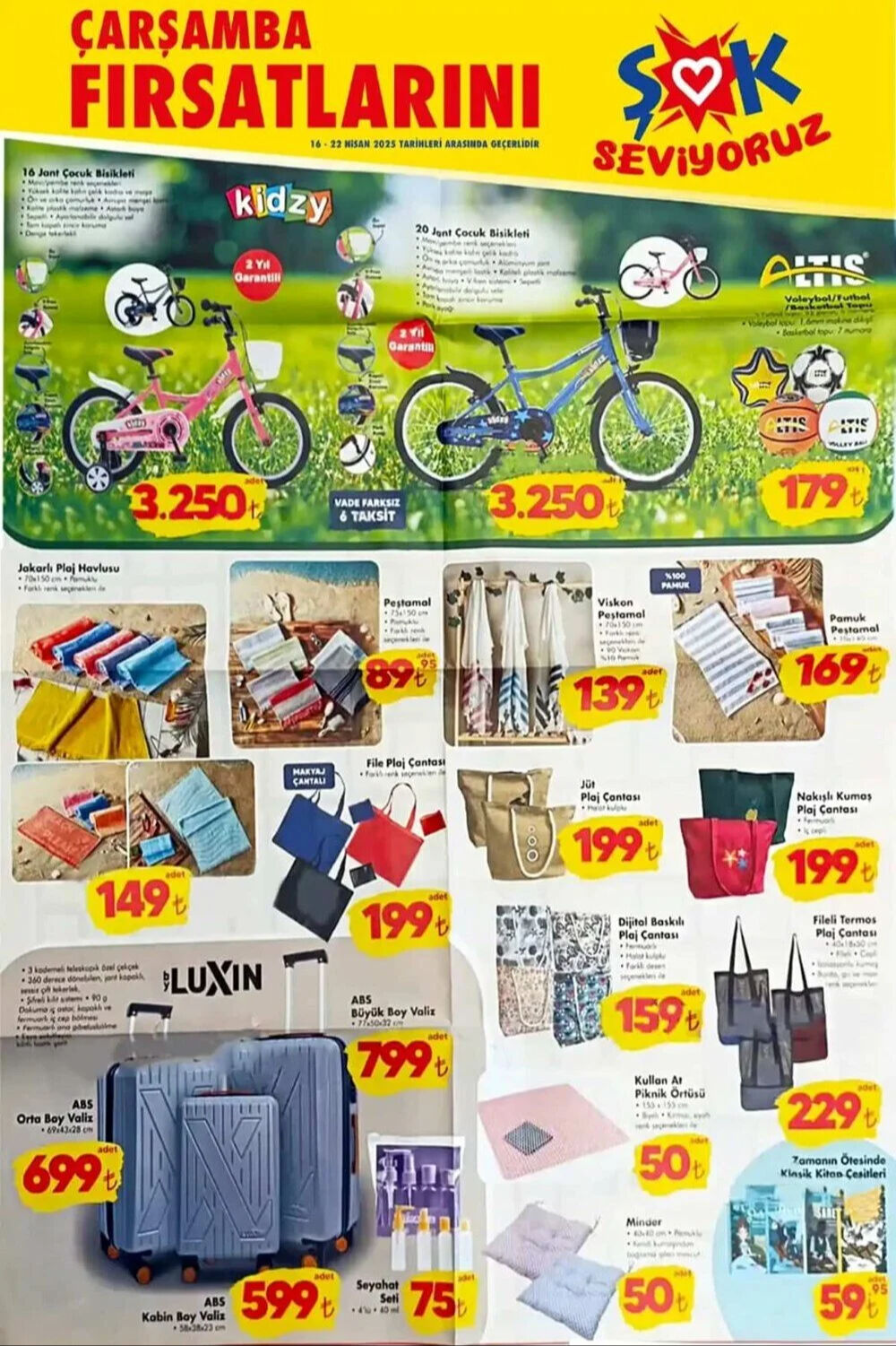 ŞOK 23 Nisan Aktüel Kataloğu 2025