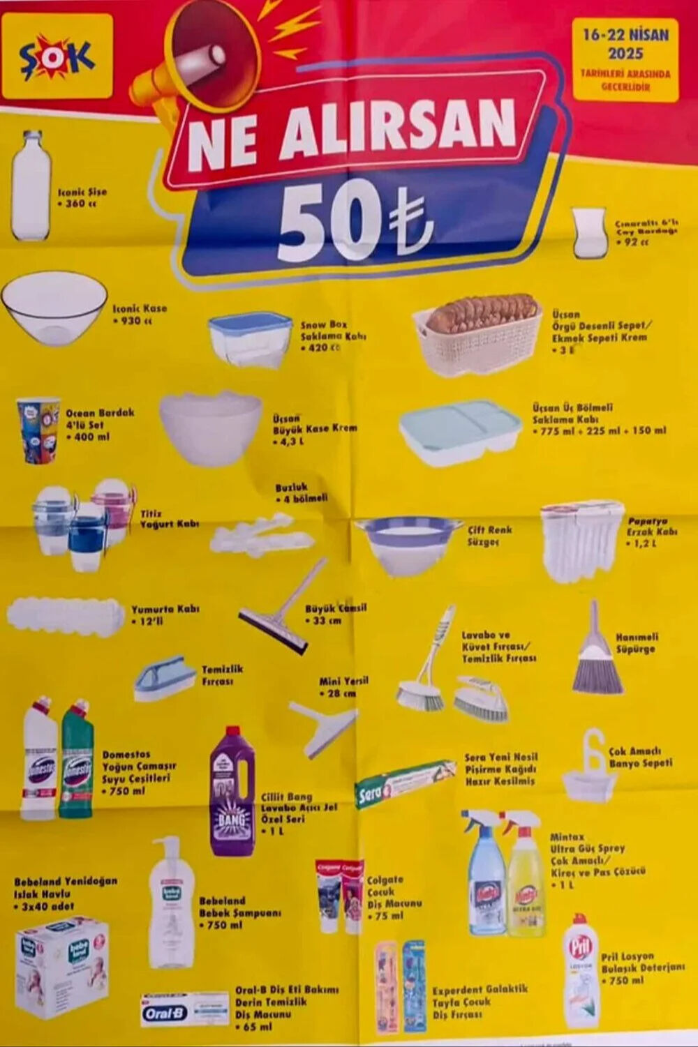 ŞOK 23 Nisan Aktüel Kataloğu 2025