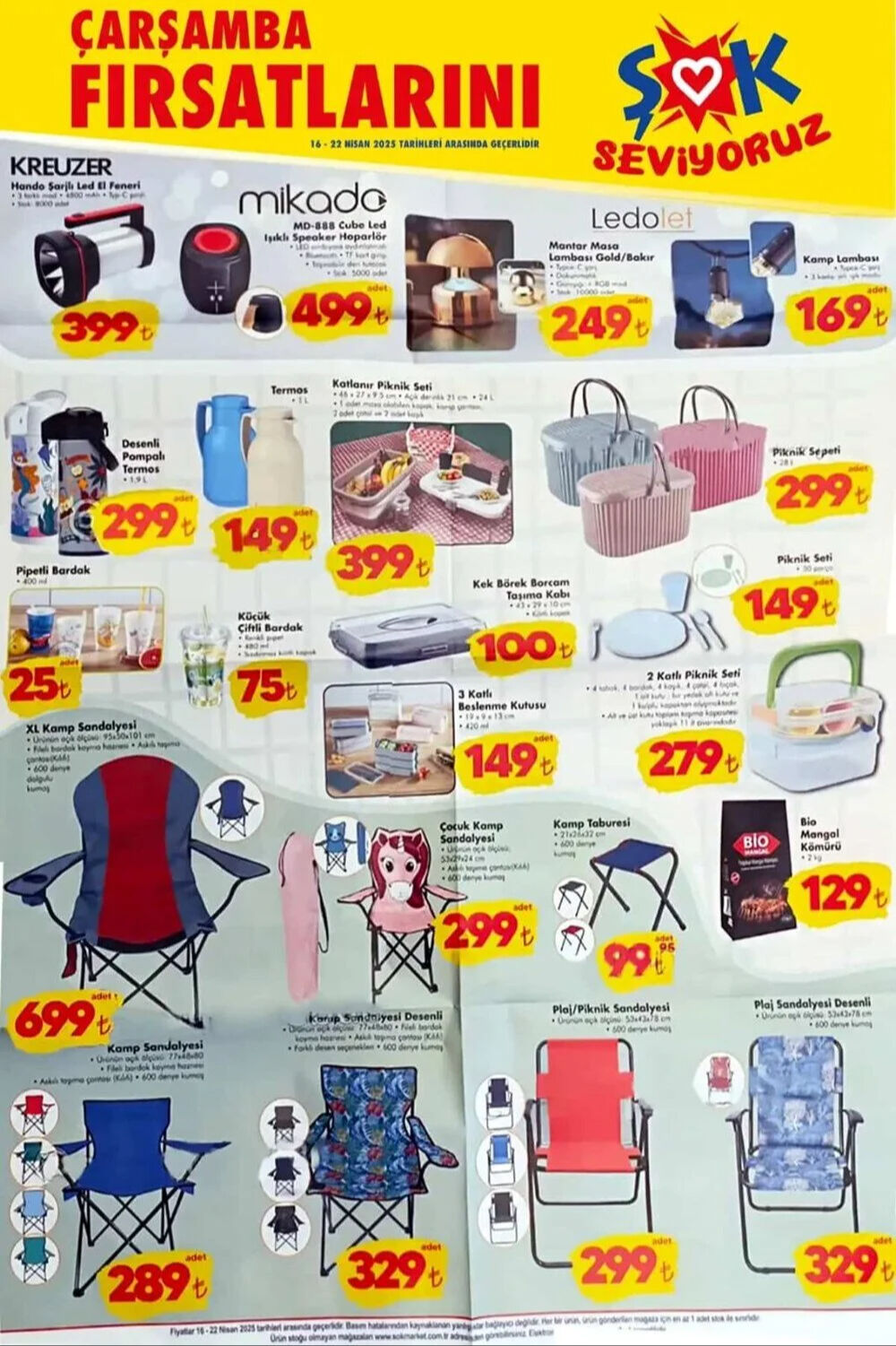 ŞOK 23 Nisan Aktüel Kataloğu 2025