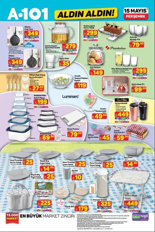 A101 15 Mayıs Aktüel Kataloğu: Buzdolabından Oyuncaklara İndirim Fırsatları!