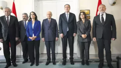 Terörsüz Türkiye hedefi kapsamında DEM Parti ile MHP lideri Devlet