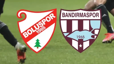 Bandırmaspor ile Boluspor, 1. Lig play-off 2. tur rövanş maçında