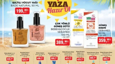 BİM 20 Mayıs aktüel kataloğu ile yaz indirimleri başladı! Güneş