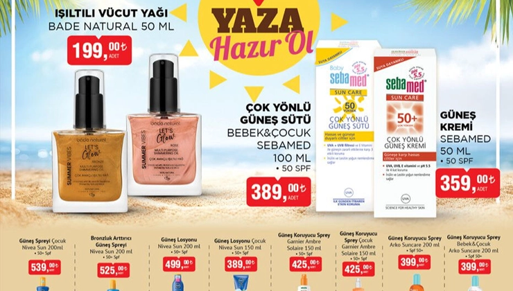 BİM 20 Mayıs aktüel kataloğu ile yaz indirimleri başladı! Güneş