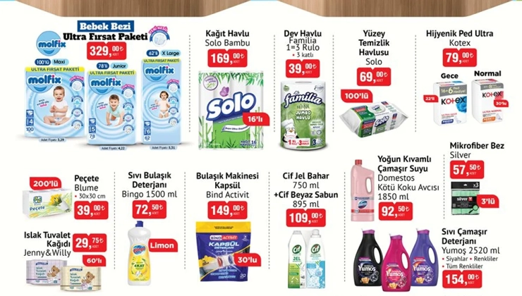 BİM 27 Mayıs indirim kataloğu ile bayram alışverişinde büyük tasarruf! Temizlik,