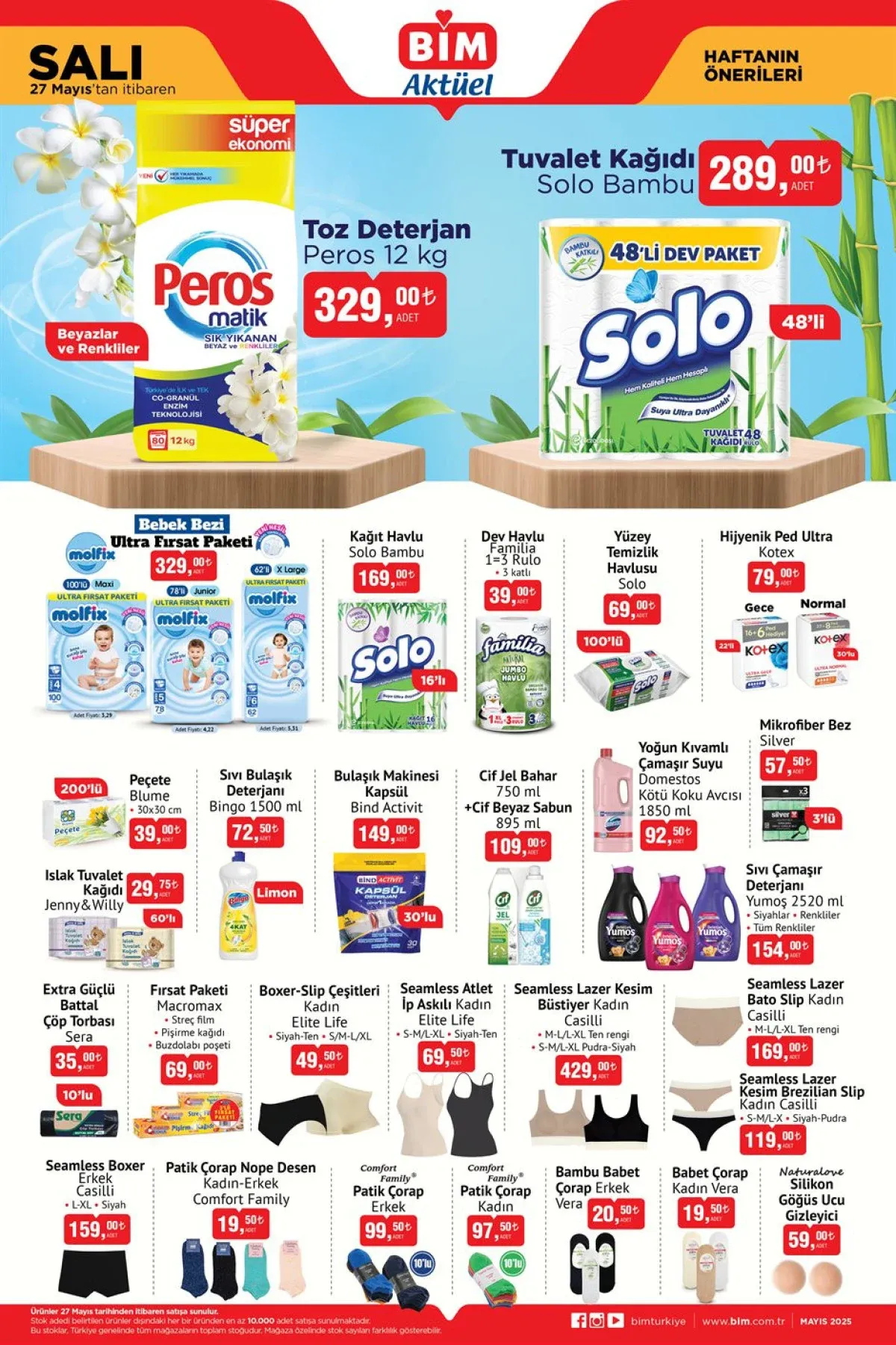 BİM 27 Mayıs İndirim Kataloğu ile Bayram Alışverişinde Büyük Tasarruf