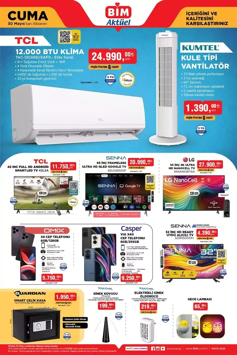 BİM 30 Mayıs Aktüel Kataloğu ile Yaz Serinliği ve Teknoloji Fırsatları Kapınızda!