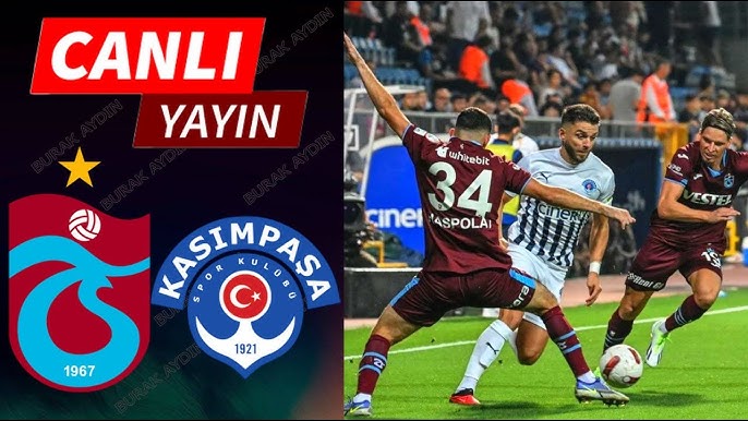 Canlı İzle TV! Kasımpaşa – Trabzonspor Maçı Canlı Maç İzle! 5 Mayıs 2025 Şifresiz Yayın Bilgisi