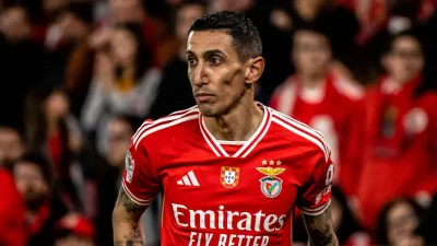 Benfica'da forma giyen Arjantinli futbolcu Angel Di Maria, sezon sonunda
