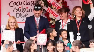 Gülben Ergen’in başkanı olduğu “Çocuklar Gülsün Diye” Derneği, Bayburt'ta Mattia