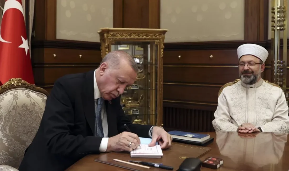 Cumhurbaşkanı Recep Tayyip Erdoğan, yaklaşan Kurban Bayramı öncesinde Diyanet İşleri