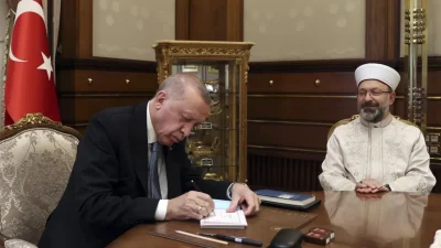 Cumhurbaşkanı Recep Tayyip Erdoğan, yaklaşan Kurban Bayramı öncesinde Diyanet İşleri