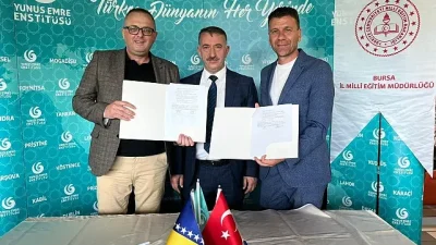 Bursa İl Milli Eğitim Müdürlüğü ile Bosna Hersek’teki okullar arasında