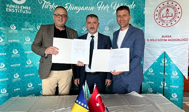 Bursa İl Milli Eğitim Müdürlüğü ile Bosna Hersek’teki okullar arasında