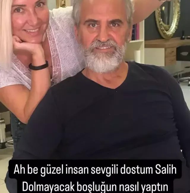 Oyuncu Berna Laçin, 25 yıllık yakın arkadaşı Salih Pehlivan’ı ani