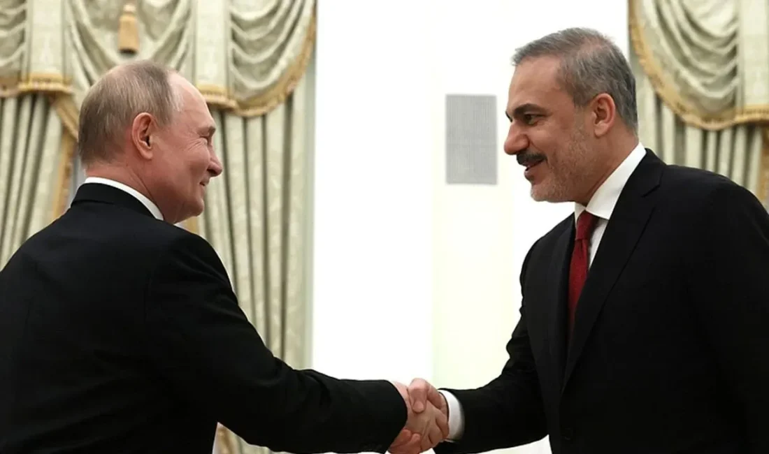 Dışişleri Bakanı Hakan Fidan ile Rusya Devlet Başkanı Vladimir Putin