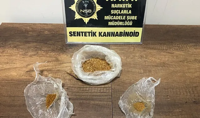 Hatay Emniyet Müdürlüğü ekipleri, Dörtyol ilçesinde yaptıkları operasyonda K.T. isimli